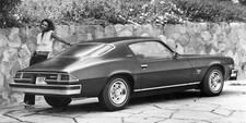 1974 Camaro Type Lt Bw Poster 24 X 36 Inch