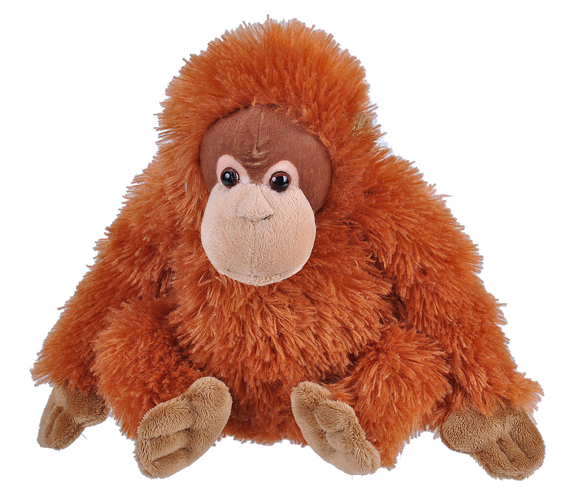 NEW WILD REPUBLIC CUDDLEKINS 8"" FEMALE ORANGUTAN CUDDLY SOFT TOY TEDDY - 12296