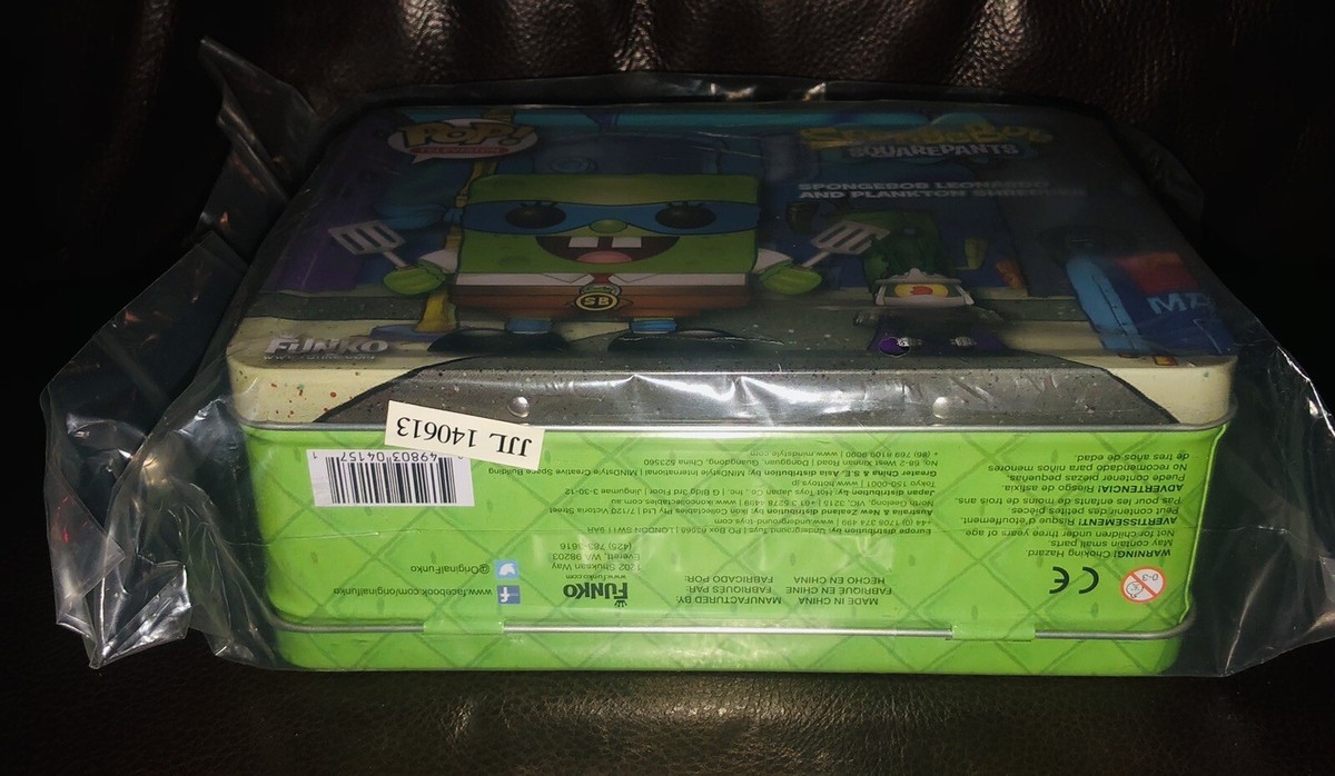 FUNKO POP SPONGEBOB LEONARDO PLANKTON Ninja Turtles SHREDDER 2014