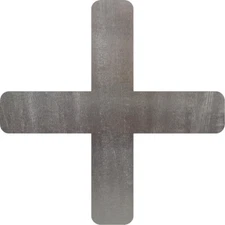 Plus Sign Steel Cut Out Metal Art Decoration