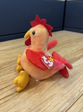 Vintage Ty Beanie Babies Collection  Doodle the Rooster P.V.C. Pellets Errors KG