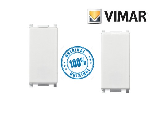 VIMAR PLANA 14041 COPRIFORO BIANCO ORIGINALE 2 PEZZI - Foto 1 di 1