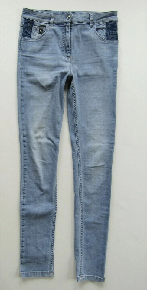 Jean ajustado de tiro alto Belstaff 'Tera', lavado ligero - talla 27 Foto 3 de 4