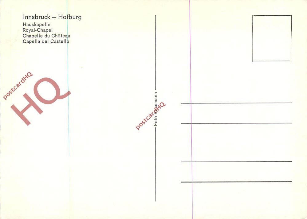Picture PostcardInnsbruck, Hofburg, Hauskapelle, RoyalChapel eBay