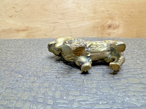 Heavy Solid Brass Roaring Lion - Picture 6 of 6