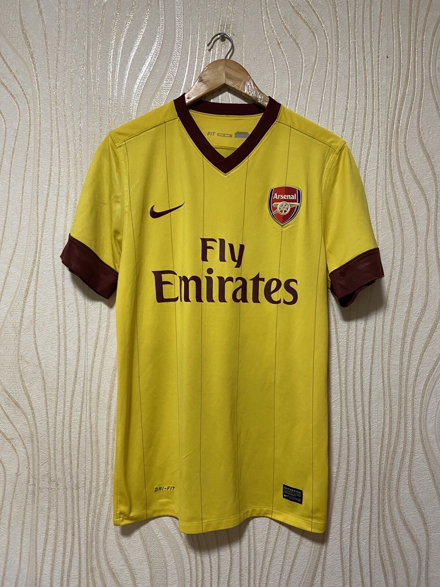 ARSENAL 2010 2011 AWAY FOOTBALL SHIRT SOCCER JERSEY NIKE 386824