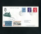 GB FESTINIOG RAILWAY FDC 1973  24th Oct Defs 4.5,5.5,8p Porthmadog CDS S+6y++++X