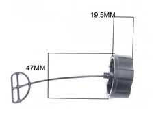 Fuel tank cap for Knappwulf VidaXL demon Timbertech Timberpro gas tank brushcutter