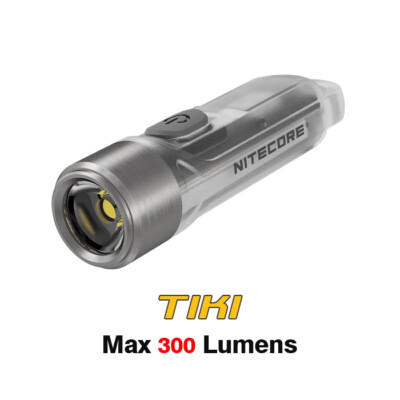 NiteCore TIKI Primary OSRAM P8 LED USB Rechargeable Keychain Flashlight Torch