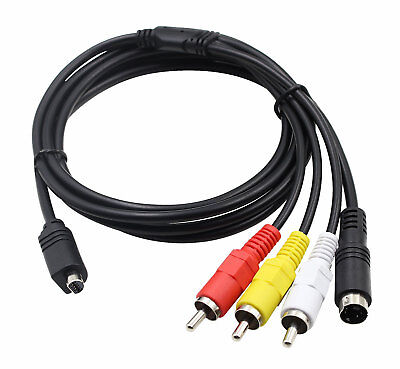 AV A/V TV Video Cable Cord Lead For Sony Camcorder Handycam DCR-IP1E ...
