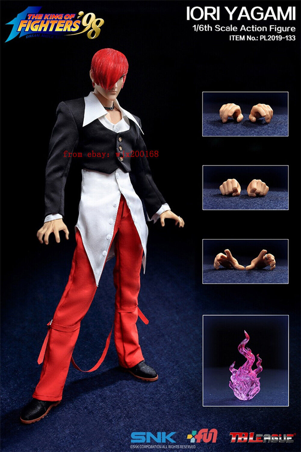 The King Of Fighters 98 Iori Yagami Big Boys Toys T.N.C-KOF02 The