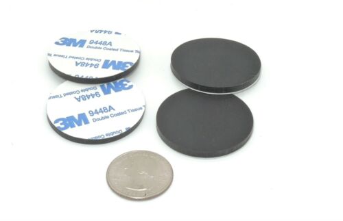 38mm Diameter x 3mm Rubber Feet for Desktop Musical Gear Game Sticks Consoles - Afbeelding 1 van 7