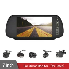 7Inch TFT LCD HD Car Rearview Mirror Monitor With Camera Reverse Rearview Backup