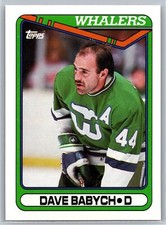 1990-91 Topps Dave Babych Hartford Whalers #328