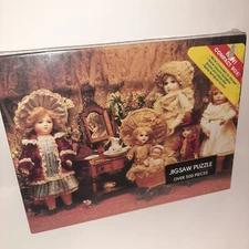 Hallmark Springbok Vtg Puzzle Fancy Frilly Dolls 500 Piece NEW SEALED 18x24"