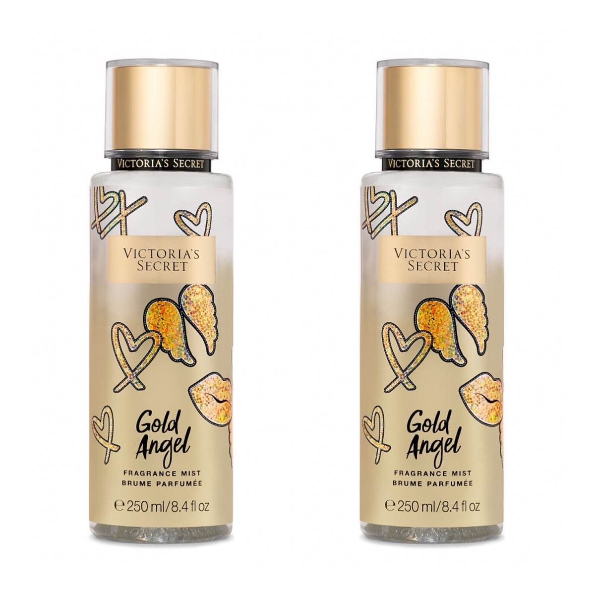 Victoria's Secret GOLD ANGEL Fragrance Mist ~ 8.4 fl.oz. ( Lot of