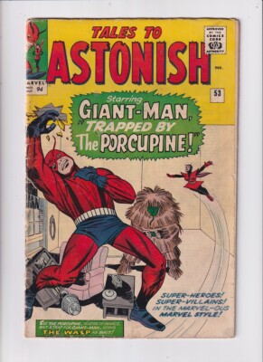 Tales to Astonish (1959) #  53 UK Price (3.0-GVG) (1889608) The Porcupine, St...