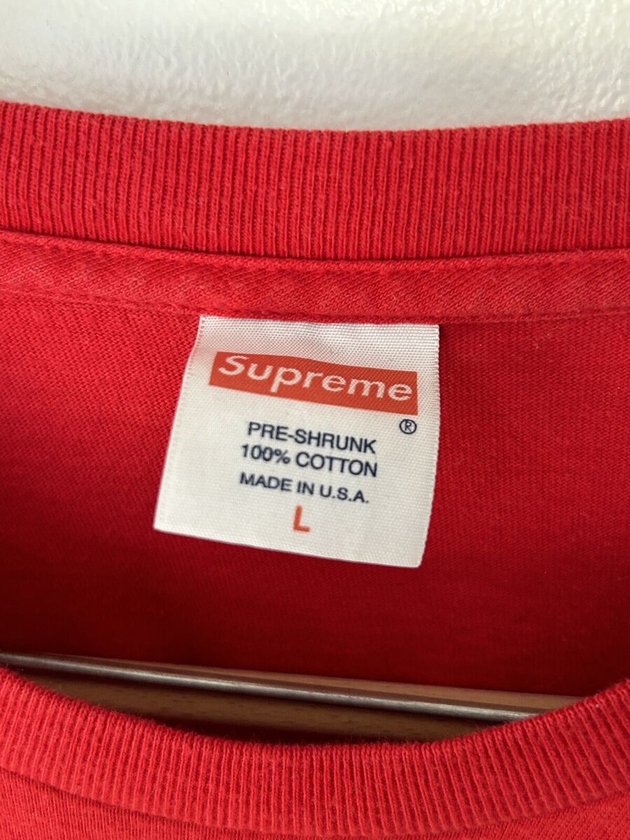 Supreme Chateau Lafite-Supreme 1949 Rothschild Red Tee Shirt Supreme Chateau Lafite-Supreme 1949 Rothschild Red Tee Shirt