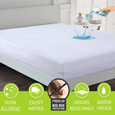 Wasserdicht Reißverschluss Matratzenbezug Anti-Bett Wanze Reißverschluss Matratzenschutz Double King