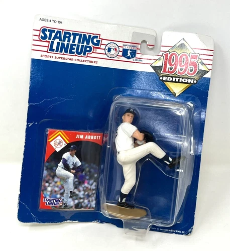 Starting Lineup Jim Abbott New York Yankees MLB Baseball Kenner 1995