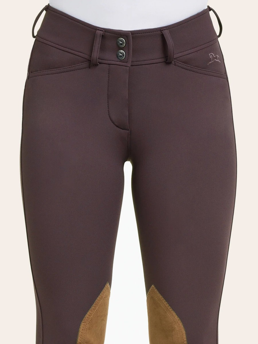 RJ Classics 'Gracie' Knee Patch Breeches in Grape Shake - Women's 22R RJ Classics 'Gracie' Knee Patch Breeches in Grape Shake - Women's 22R