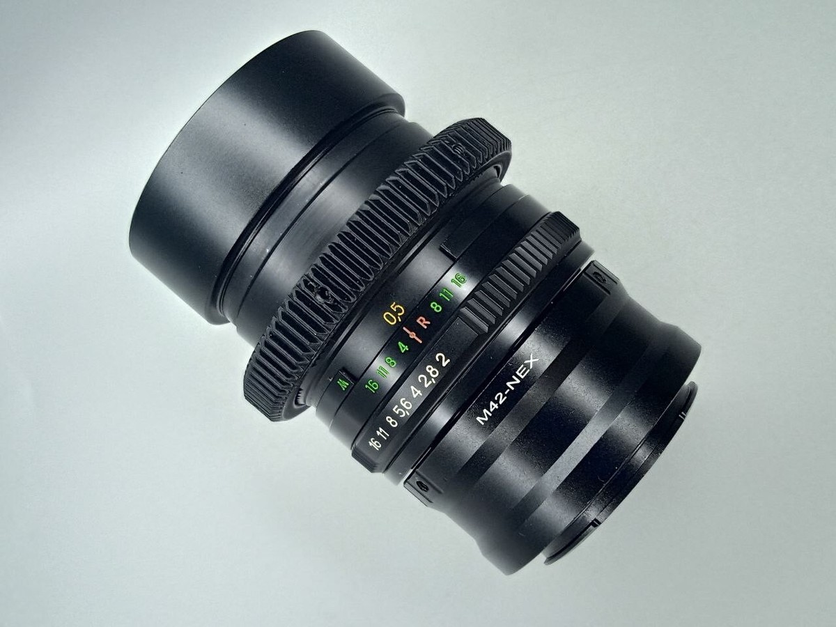 HELIOS 44m-5 2/58mm Cine mod lens Sony E mount BOKEH lens Helios