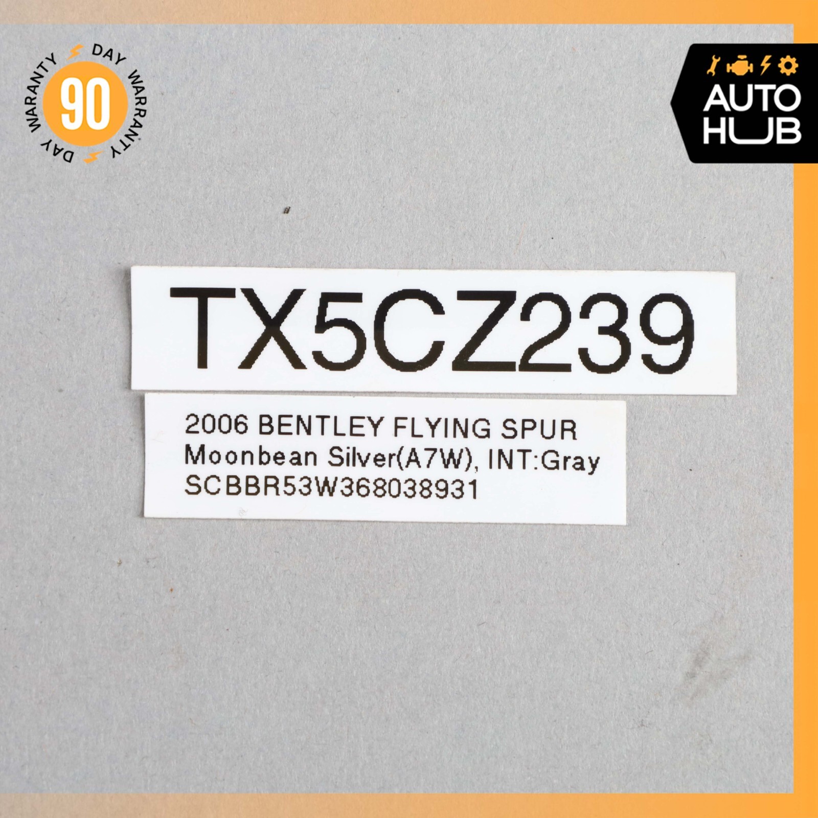 03-18 Bentley Continental Flying Spur GT AC A/C Heater Blower Fan Motor OEM 53k