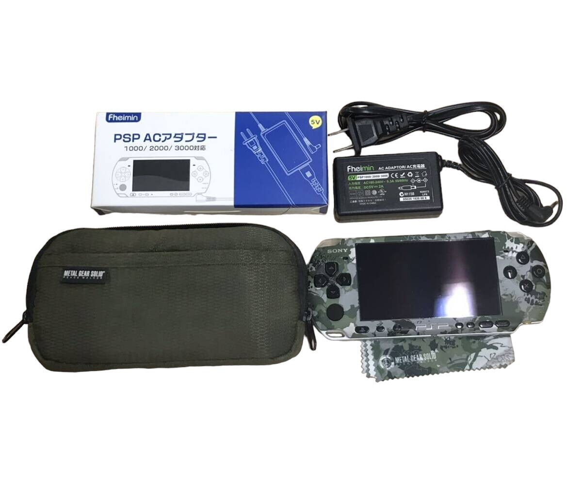PSP Metal Gear Solid Peace Walker Premium Package Console Set w  
