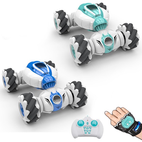 S-012 RC Coche Acrobacias RC Control Remoto Coche Acrobacias 360 Rotación Escalada Coche I1G4 - Imagen 12 de 12