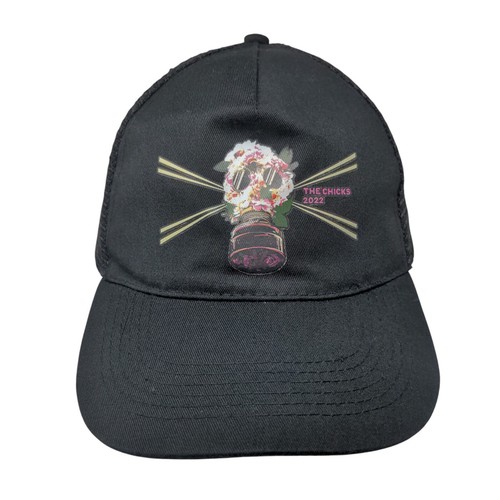 The Chicks 2022 Snapback Mesh Back Trucker Hat Black OSFM Otto
