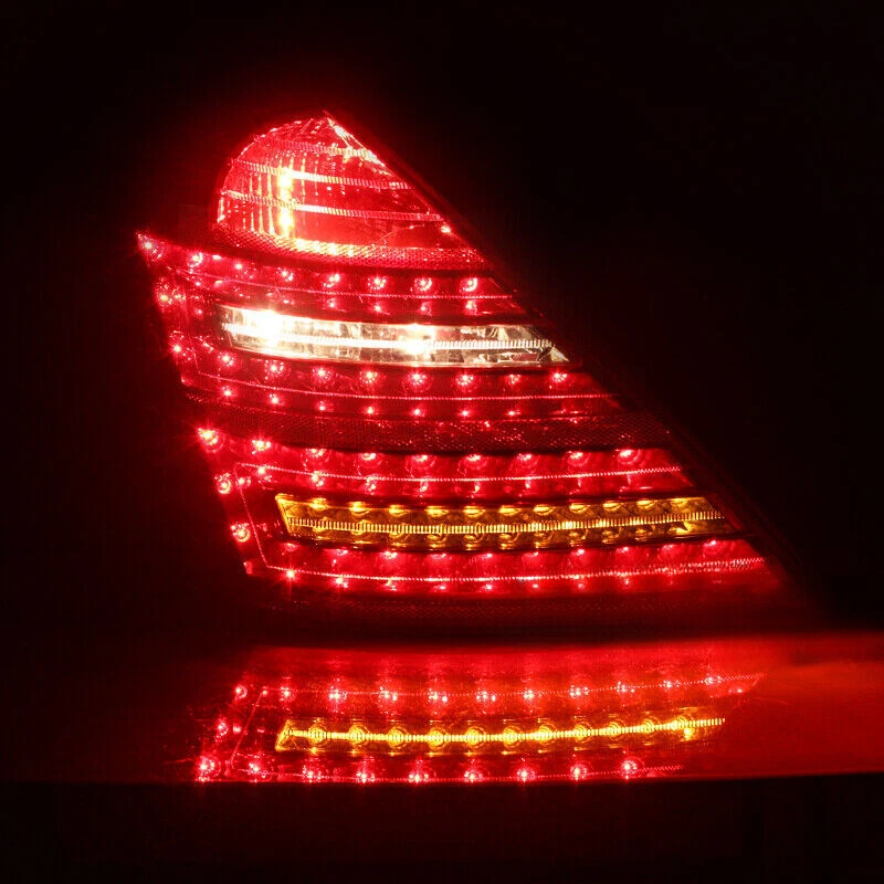 Par de luces de freno traseras LED para Mercedes Benz S550 S400 W221 2007-2012 Foto 2 de 4