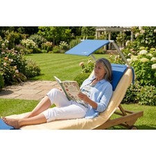 Small sun shade umbrella parasol - folding garden sunshade for chair or lounger