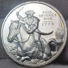 1/2 oz .999 Fine Silver Round - Paul Revere's Ride Round - CH-RR