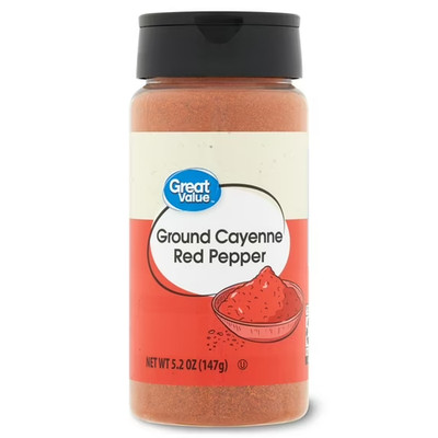 Great Value Ground Cayenne Red Pepper, 5.2 oz Container