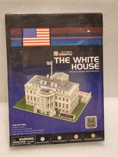 Cubic Fun The White House Architecture 3D Puzzle DIY Model Kit 64-Piece C060h