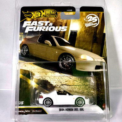 2026 Hot Wheels 25thAnniversary Fast & Furious 1994 Honda Del Sol