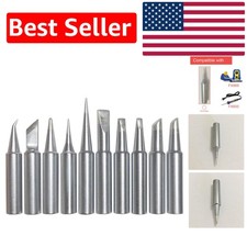 10 Pcs Soldering Iron Tips T18 Set - Lead-Free for HAKKO FX Soldering Tools