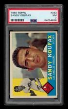 1960 Topps Set-Break #343 Sandy Koufax PSA 7 NM