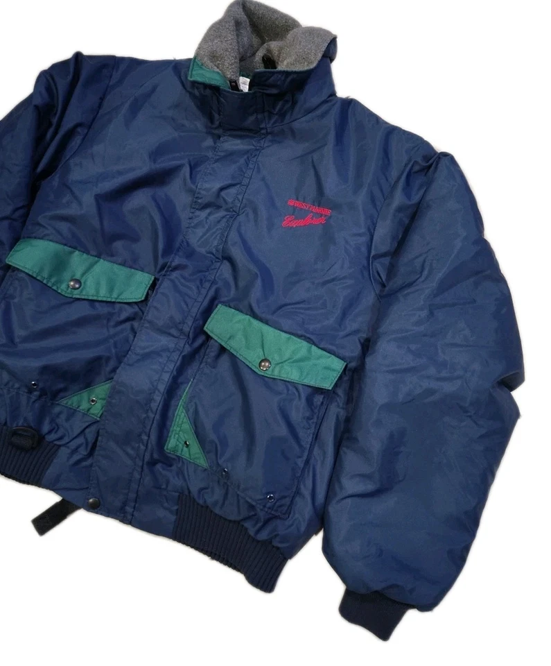 Chaqueta Abrigo Stearns Tipo III PFD Flotación Ayuda Flotador Azul Talla Adulto Mediana Foto 3 de 4