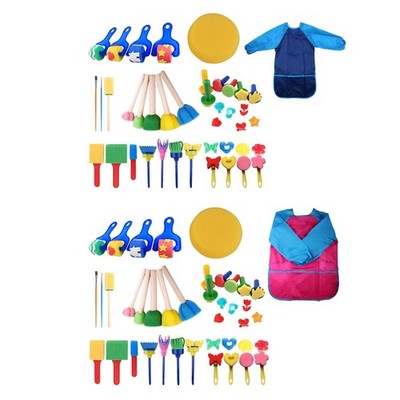 Kinder Malschwamm Pinsel Stempelset DIY Malschwämme für