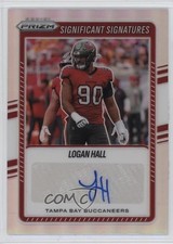 2025 Panini Prizm Significant Signatures Logan Hall #SSI-LHL Auto 1mc5