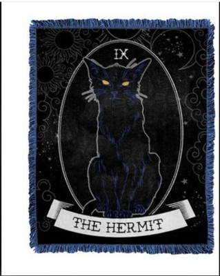 The Hermit Cat Tapestry 60'' x 46''