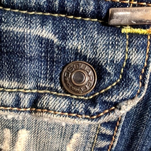 Used DSQUARED2 Boa Denim Jacket G-Jean Outer Mens Size M Very Rare Item - Picture 4 of 8