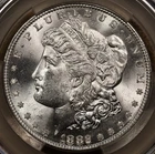 1882-S Morgan dollar, CACG MS65, blast white gem+ DKRC's DOLLAR DEAL WEDNESDAY!!