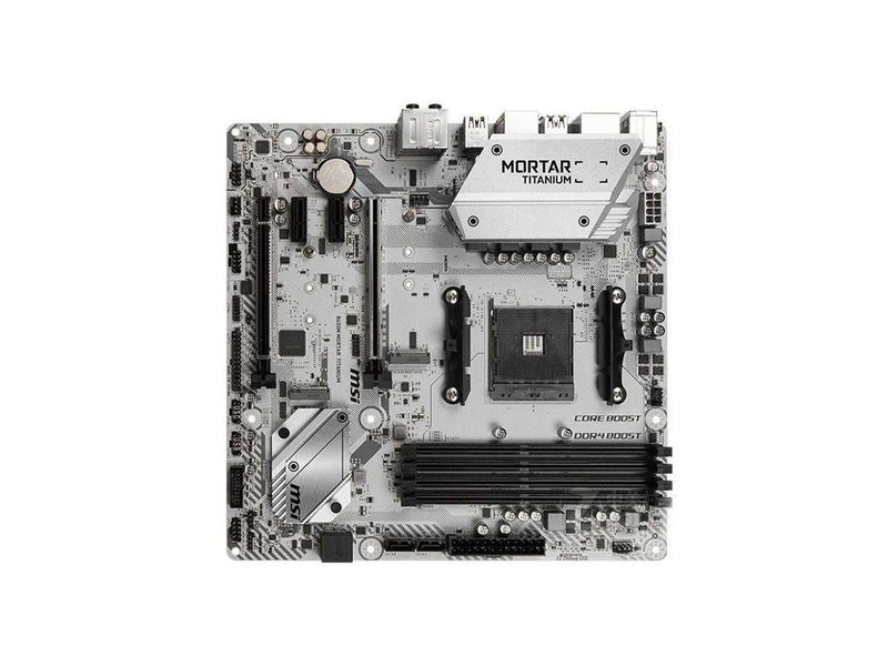 For MSI B450M MORTAR TITANIUM motherboard AM4 DDR4 64G DP+HDMI M-ATX Tested ok