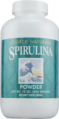 2 X Source Naturals Spirulina Powder -- 16 oz