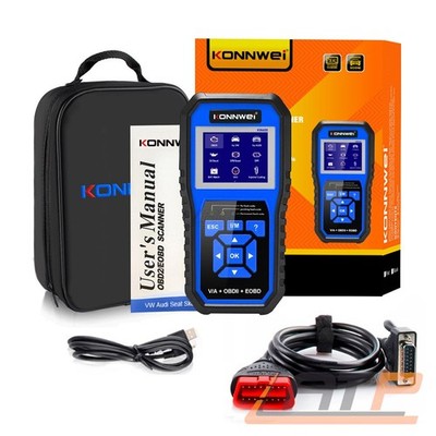 KONNWEI KW450 OBD II 2 DIAGNOSEGERÄT LESER (FULL SYSTEM) FÜR WV/AUDI/SKODA/SEAT