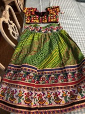 Custom Made 2-pc Lehenga Dress/Costume for Women, Size 10 Approx.