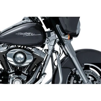 KURYAKYN 7832 Chrome Deluxe Neck Cover Kit for 09-13 Touring - Image 2 of 2