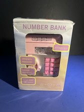 ATM Piggy Bank for Kids, Electronic Money Saving Box -Pink